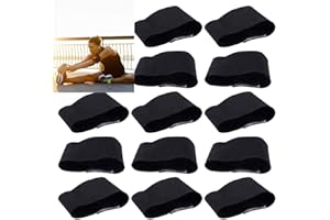 FAMKIT 15PCS Bracciali Nero Bracciali Funerali Fascia Bracciali Bracciali Elastici Regolabile Sport Fascia Per Calcio Calcio Pallacanestro