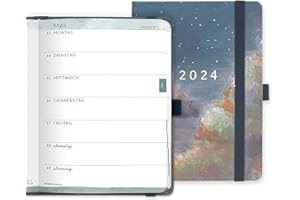 ‎BOXCLEVER PRESS Boxclever Press Everyday Kalender 2024 Buchkalender. Taschenkalender 2024 von Jan - Dez. 24. Leichter Terminplaner 2024 misst 17 x 12,5cm. Planer 2024 mit Seiten für Notizen & Listen