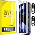 JETech Screen Protector for Google Pixel 9 with Camera Lens Protector, Easy Installation Tool, Fingerprint Compatible, Tempered Glass Film, HD Clear, 2-Pack Each