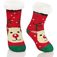 Weihnachtssocken Damen 39-42 Kuschelsocken Lustige Socken