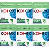 Kotex Hijyenik Ped Naturel Gece 14'l&uuml; 6 Adet