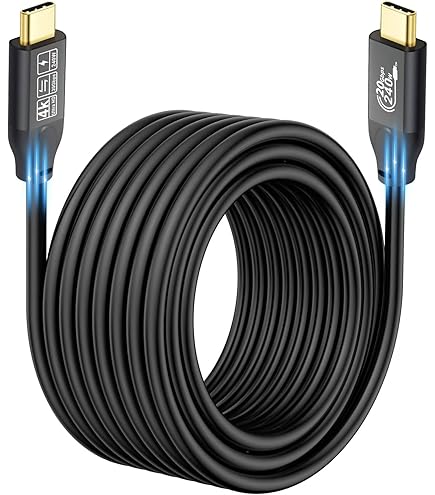 Adaptateur USB C Feelle Vers Feelle, 40 Gbit/s, Alientation 100 W Et