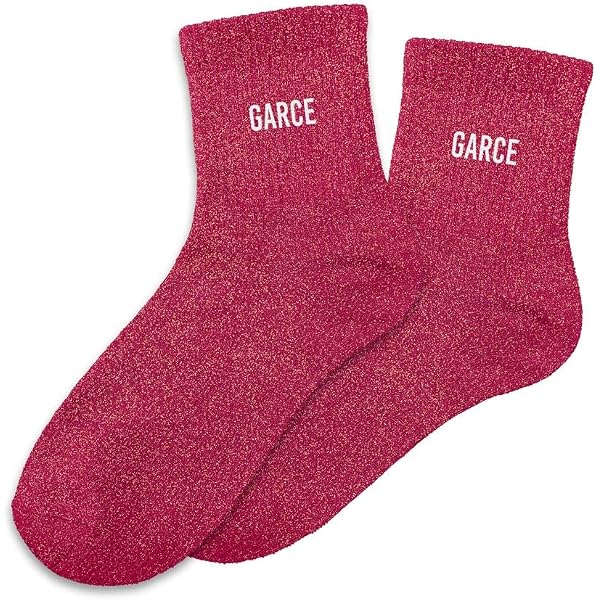 Chaussettes Paillettes Ange Démon - Taille Unique 36-42 - Coton Et Polyester - Design Dépareillé