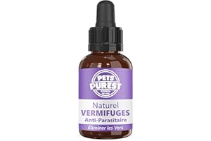 Pets Purest Naturel Vermifuges Anti-Parasitaire pour Chiens/Chats/Oiseaux/Animaux/Domestiques