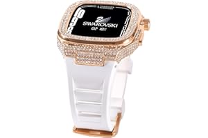 VEVEXIAO Case with Band Compatible with Apple Watch Bands 46mm 45mm 44mm Metal Protective Cover Case with Silicone Strap Shockproof Bumper for iWatch Series 10 9 8 7 6 5 4 SE