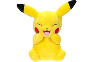 Pokémon PokémonPeluche Pikachu Peluche Douce de 20 cm avec des détails Authentiques