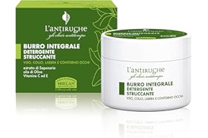 Helan Elisir Antitempo - Burro Struccante Viso e Occhi Oleoso in Gel 99% Naturale, Olio Struccante Detergente Viso con Vitamina C e E, Skincare Doppia Detersione, Balsamo Struccante Skin Care Luminosa