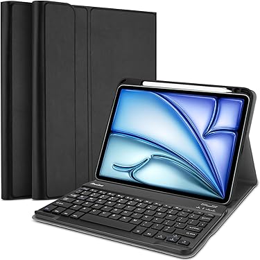 Logitech Rugged Folio Keyboard Case voor iPad (10e generatie en A16) met Smart Connector en duurzaam, morsbestendig toetsenbord, US International QWERTY indeling - Grijs