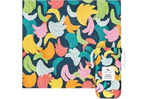 Dock & Bay Picnic Blanket - Quick Dry & Water Resistant - 100% Recycled Materials - Large (66x66) - Banarama