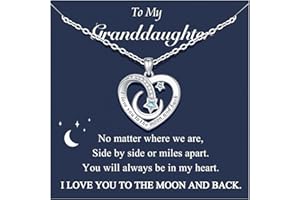 D Dongjiangjin Gift Christmas Stocking Fillers for Teenage Teen Girls Jewellery Necklace Granddaughter Gifts from Grandma 8 12 14 13 15 16 18 Birthday GIfts for Girls