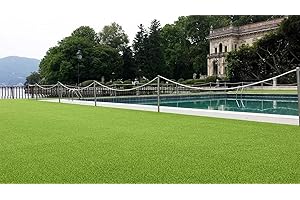 NEXTRADEITALIA 1PZ Prato Sintetico Artificiale 2x2mt =4mq spessore 7mm fondo drenante Manto erboso/Tappeto erba finta