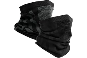 Tubhalsduk herr, 2 stycken halv balaklava, motorcykel ansiktsmask, andningsbar stormmask, halsvärmare män loop halsduk halsdu