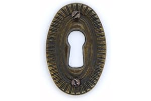 ‎STILMELANGE Schlüsselblatt Louis XVI Messing Antik 38 x 25 - Qualität aus Europa seit 1998