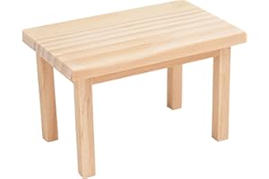 ‎VBS VBS Sam Miniature Table 5 x 5 x 8.2 cm - Dollhouse Furniture, Doll's House, Miniature Furniture, Model Building, Hobby, Decorative Table Decoration, Table Accessory