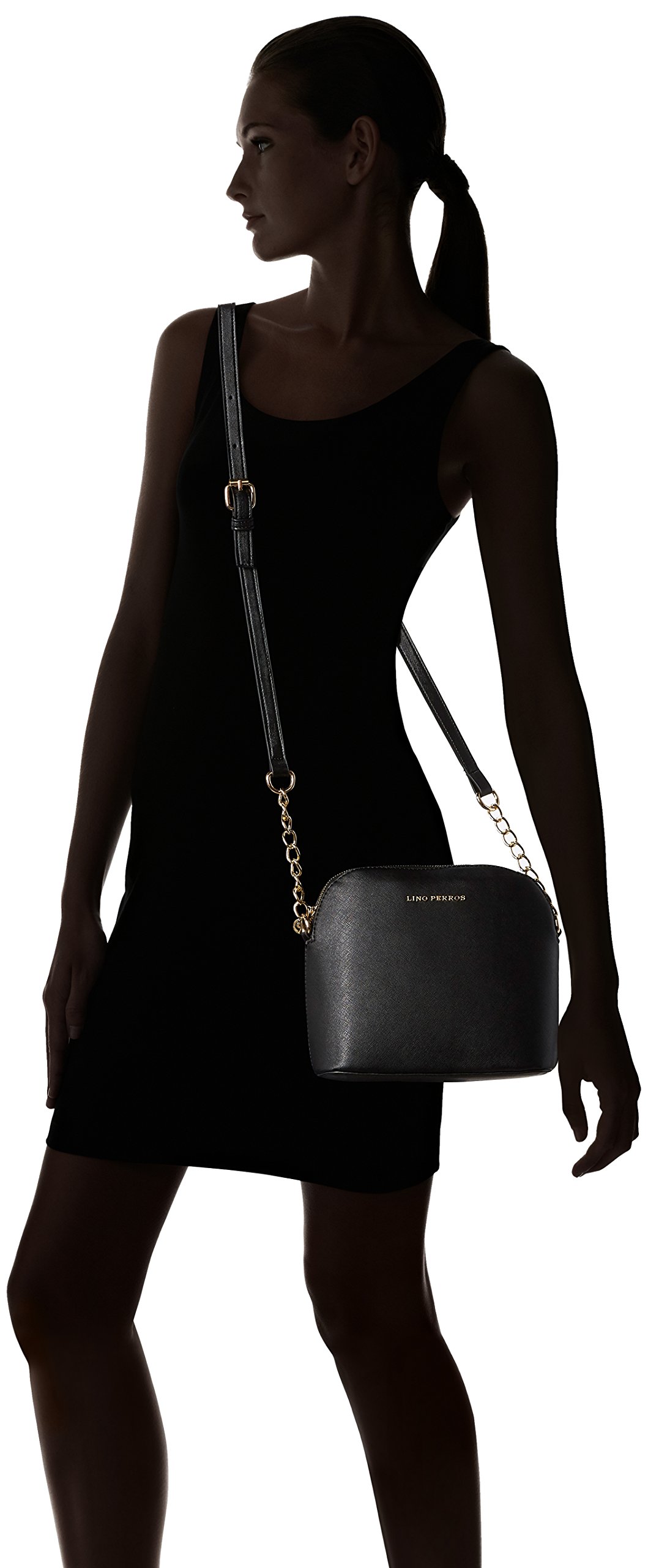 Lino Perros Women's Sling Bag (Black 