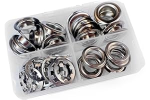 RERI 10MM Ösen für DIY Leder Handwerk Stoff Planen