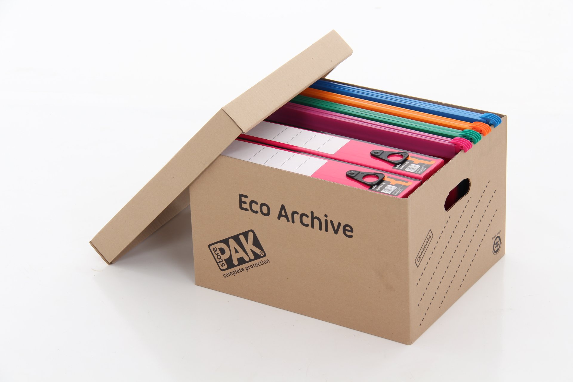 StorePAK Eco Archive /Storage Cardboard Boxes & Lids Pack of 10. Flat