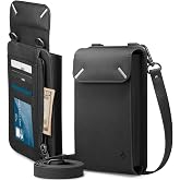 Spigen T&uuml;m Telefonlar ile Uyumlu Ayarlanabilir Omuz Askılı C&uuml;zdan/Seyahat &Ccedil;antası Valentinus Siyah - AFA07129 (Spigen TR Gara