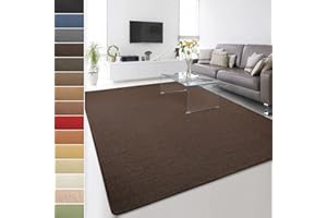 ‎FLOORDIREKT Floordirekt 100% reines Sisal - Sisalteppich - Teppich für Wohnzimmer - Naturfaser - Läufer (Dunkelbraun, 200 x 300 cm)
