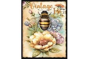 Vintage Bees To Cut Ephemera Collage For Junk Journals And Scrapbooks: 40 Pages of 120+ Beautiful Images of Houses And Creatures, Decoupage , Card Making and other Paper Crafts