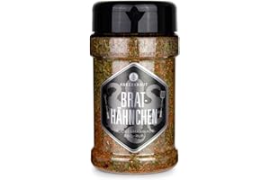 ‎ANKERKRAUT Ankerkraut Brathähnchen, Marinade für knuspriges Hähnchen, Chicken Gewürzsalz für Grill, Backofen und Pfanne, Chicken-Wings selber würzen, BBQ-Rub, 200g im Streuer
