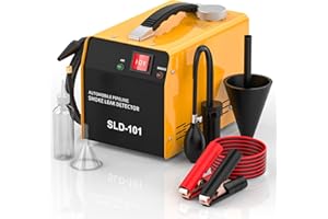 GODIAG SLD 101 Evap Vacuum Smoke Machine Automotive Leak Detector | 12V Vehicles, Diagnostic Tester for Pipeline Fuel Leakage Detection,Yellow