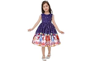 Cichic Girls Dresses Party Bow Flower Girl Strap Pleated Dress Princess Pageant Birthday Gift Wedding Bridesmaid Costume 2-10 Years