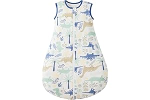 Duomiaomiao Śpiwór niemowlęcy całoroczny, bawełniany śpiwór dla niemowląt, zimowy śpiwór, dla noworodka, 1,5 tog, ciepły śpiwór dla niemowląt, oddychający śpiwór zimowy dla niemowląt