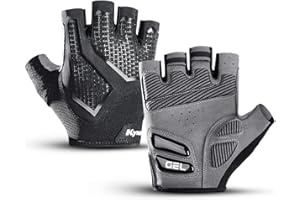 KynciLOR Cycling Gloves Bike Gloves for Men Women Breathable Fingerless Mountain Bike Gloves Shock-Absorbing Liquid Silica Gel Pad Anti-Slip Riding Mtb Gloves…