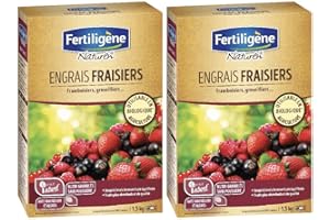 Maisange Fertiligene Naturen - Engrais FRAISIERS, FRAMBOISIERS, GROSEILLIERS 3KG - Apporte Jusqu’à 3 Mois de Nourriture très complète - NATFR15