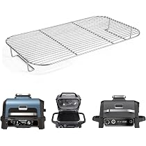 Ninja Woodfire Plancha XL, Plaque à Rainures Plate Non Adhésive, Accessoire Officiel Ninja, Compatible Avec Les Barbecues électrique D'extérieur OG850 / OG901, Noire, XSKOGXLFPLTEU Ninja Barbecue