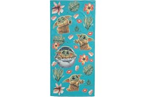 Jay Franco Star Wars The Mandalorian Handtuch mit Baby Yoda Grogu – Fürs Bad, den Strand & Pool – 71 cm x 147 cm