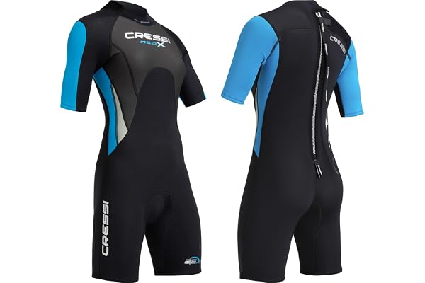 Cressi Med X Lady Shorty Wetsuit 2.5mm - Combinaison Court pour Femmes en Néoprène 2.5mm