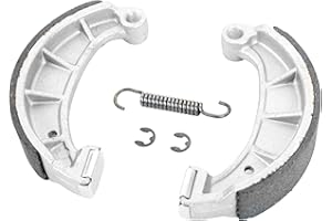 BISOMO Bremsbacken Satz Bremsbeläge für Simson S50, S51, S70, KR51, SR50, SR4, Vogelserie - 1. Wahl mit Bremsbackenzwischenlage 1,0mm