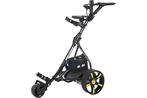 PRO RIDER Prorider Electric Golf Trolley With 9 Speed Settings, Auto Distance Function, Powerful 200W Motor, Extra Grip Wheels, Easy To Assemble Complete with £130 Worth Of Accessories 18 AND 36 Hole Models