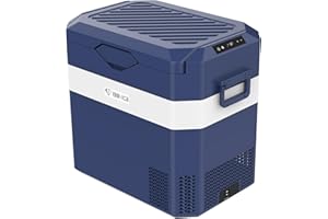 B BINGI BINGI Nevera Portátil Eléctrica 38L,Nevera y Congelador Compresor Portátil,Refrigerador de Coche 12V/24V,mini frigorífico CA 220v Para Hogar,Conducción,Camping,Viajes,Barco,-18ºC a +17ºC