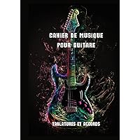 Tablature De Guitare: Cahier De Partition Guitare Vierge 7 Tablatures