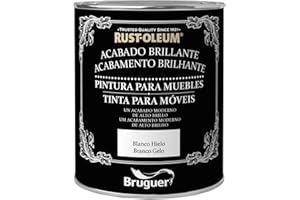 Rust-Oleum Bruguer Pintura para Muebles Brillante Blanco Hielo 750 ml
