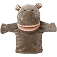 FunBlast Animals Plush Puppet – Movable Mouth, Soft, Storytelling, Hand Puppet Toy for Kids (Hippo)