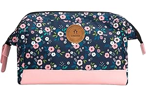 CABAÏA CABAIA - Trousse de Toilette Homme et Femme - Ouverture Grand Angle avec 2 Poches intérieures - Organisateur de Voyage Pratique et Résistant - Vanity avec Un Design Français, Exclusif et Original