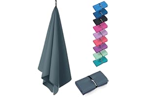 ‎FIT-FLIP Fit-Flip Microfaser Handtücher - kompakt und leicht - Mikrofaser Handtuch schnelltrocknend - als Reisehandtuch, Sporthandtuch, Strandtuch - Badetuch groß - Fitness, Sport, Schwimmen
