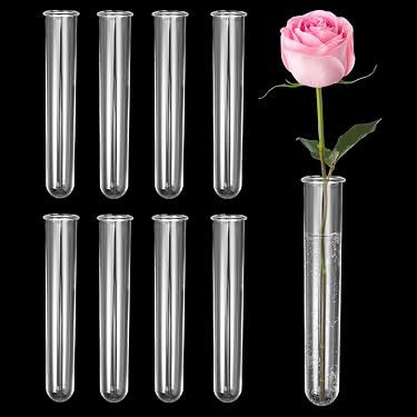 CTDMJ 20 pezzi Acqua Floreale Tubi Tubi Floreali Trasparente Fiale Plas