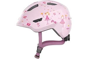 ABUS Smiley 3.0 Children's Helmet - Bicycle Helmet with Low Fit, Child-friendly Design and Braiding Space - for Girls and Boys