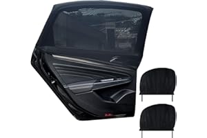 Pare Soleil Voiture Bébé, Lot de 2 Pare-Soleil de Fenêtre de Voiture pour Fenêtre Latérale Bloquer Les Rayons UV de Voiture pour Fenêtre Latérale Bloquer Les Rayons UV Chaleur Solaire