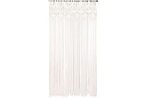 Bmocoen 90x180CM, 1840G Super Dicht Boho Makramee Vorhang Türvorhang - Handgemachte wandbehang gewebte Tapisserie für Hochzeit, und Raumteiler, Wanddekor für Zuhause und Büro ()