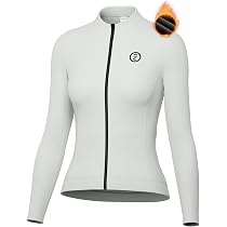 Maglia Termica Ciclismo Donna FDX - Roubaix Manica Lunga Rosa E Blu - Alta Visibilit&agrave;