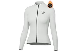 INBIKE Maillot Ciclismo Mujer Invierno Forro Polar Cintura Acentuada Largo Ropa Choque de colores retro LY