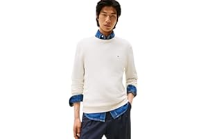 Tommy Hilfiger Herren Pullover Essential Cotton mit Rundhalsausschnitt