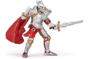 Papo 36031 Mittelalter - Fantasy Tiere Figur, Ritter mit eiserner Maske, Mehrfarben