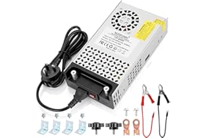 NUOFUWEI New Version DC 12V 50A 600W Power Supply 230V AC to 12V DC Converter 50A 600W Switching Power Supply Transformer for 12Volt Motor Pump CCTV Security Camera Car Stereo 3D Printer